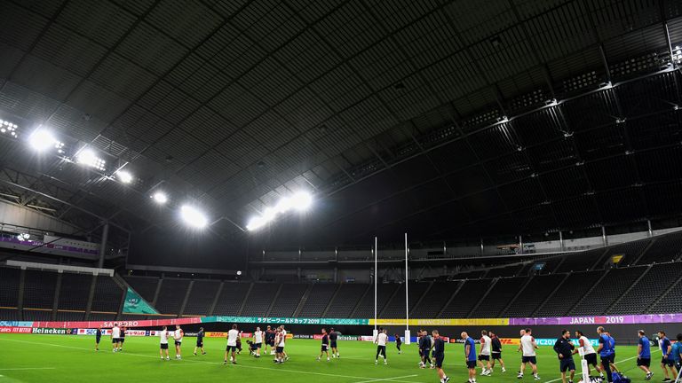 England will play Tonga at the Sapporo Dome