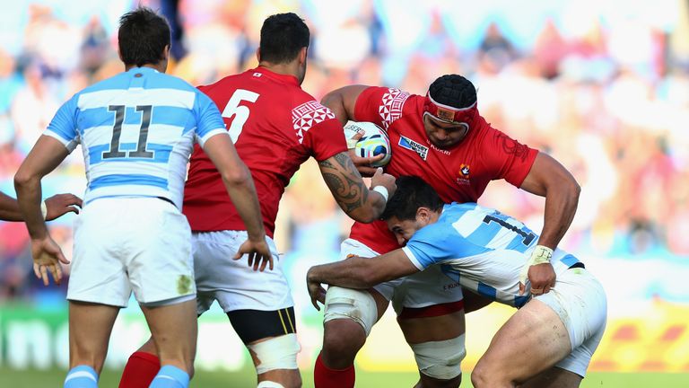Sione Kalamafoni still bears the scars from Tonga's defeat to Argentina in 2015