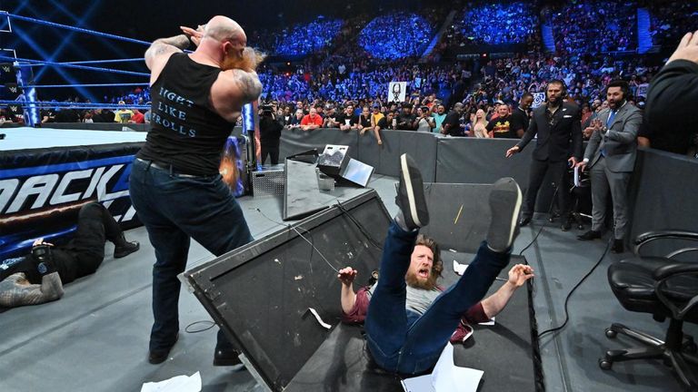 Daniel Bryan and Roman Reigns found themselves on the receiving end of Erick Rowan's wrath on last night's SmackDown