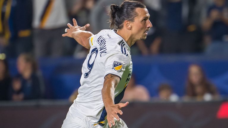 Ibrahimovic scored 52 goals in 53 starts for the MLS side