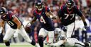 Watson kicked in face but scores TD