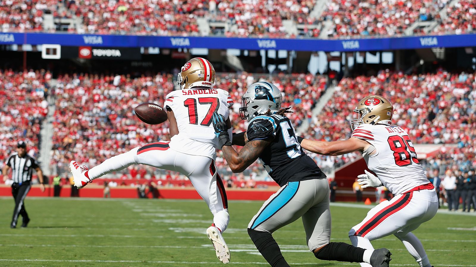 Grades: San Francisco 49ers 51, Carolina Panthers 13