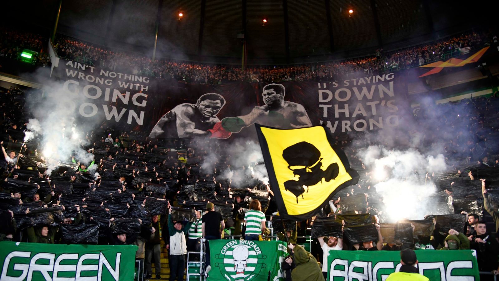 Celtic urge fans to ditch pyrotechnics