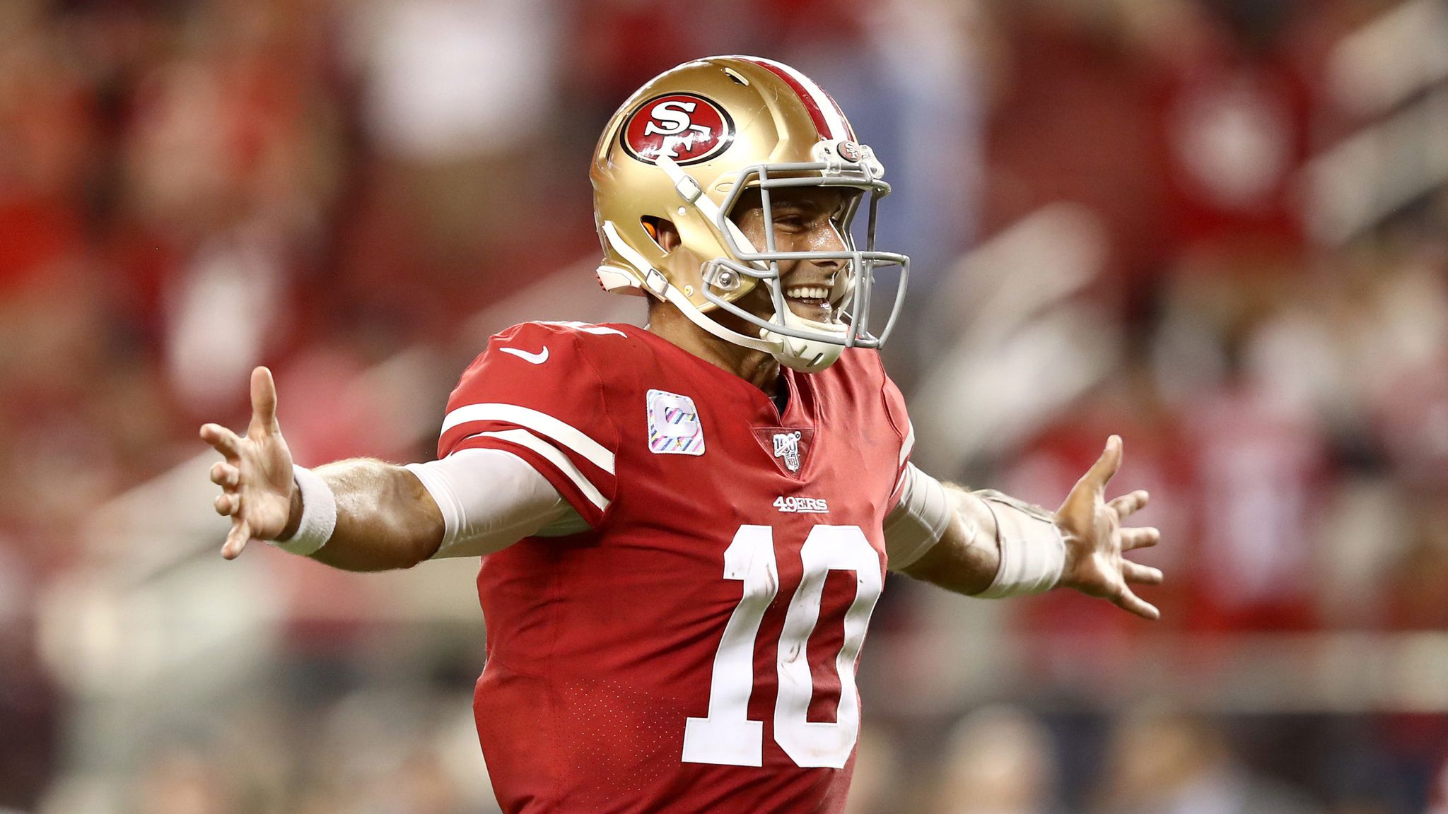 San Francisco 49ers stay perfect with 31-3 rout of Cleveland