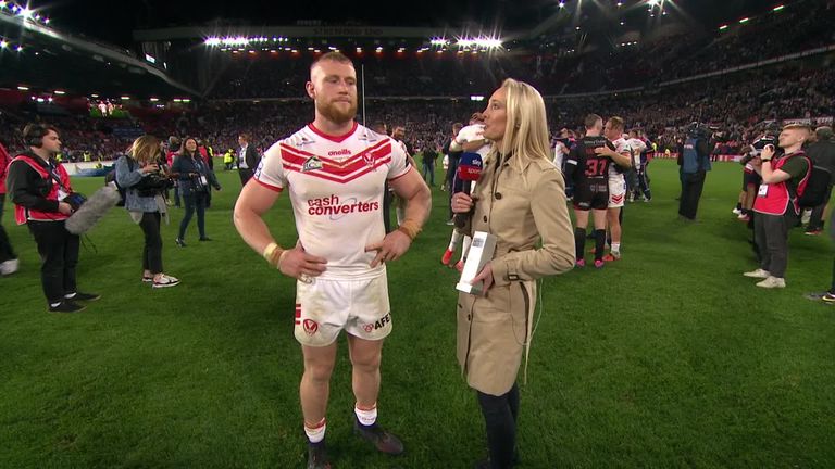 Luke Thompson is the first prop since 1992 to win the man-of-the-match award in the Grand Final