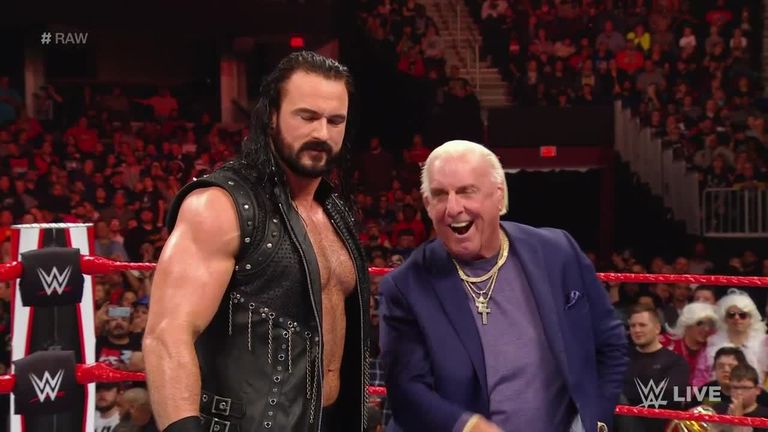Ric Flair completed the selection for his team to face that of Hulk Hogan with the pick of Drew McIntyre