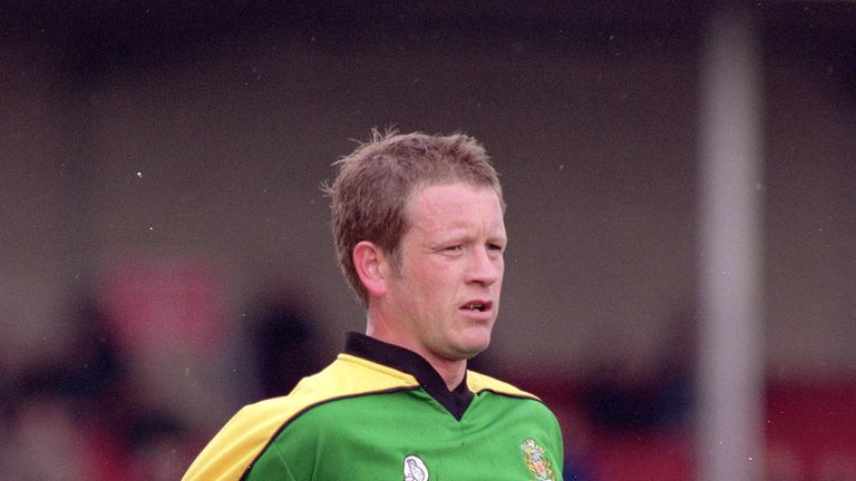 Wilder during his playing days at Halifax, the club he would go on to manage
