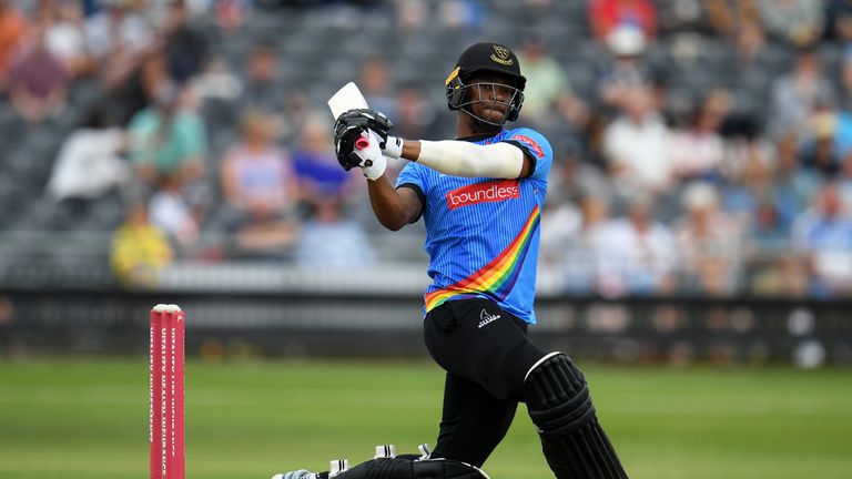 Delray Rawlins was one of three Sussex players withdrawn from the squad on Tuesday afternoon
