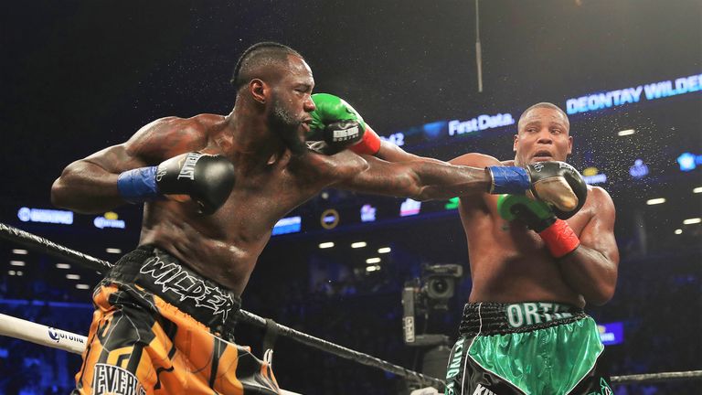 Deontay Wilder venció a Luis Ortiz en su primera pelea en marzo de 2018