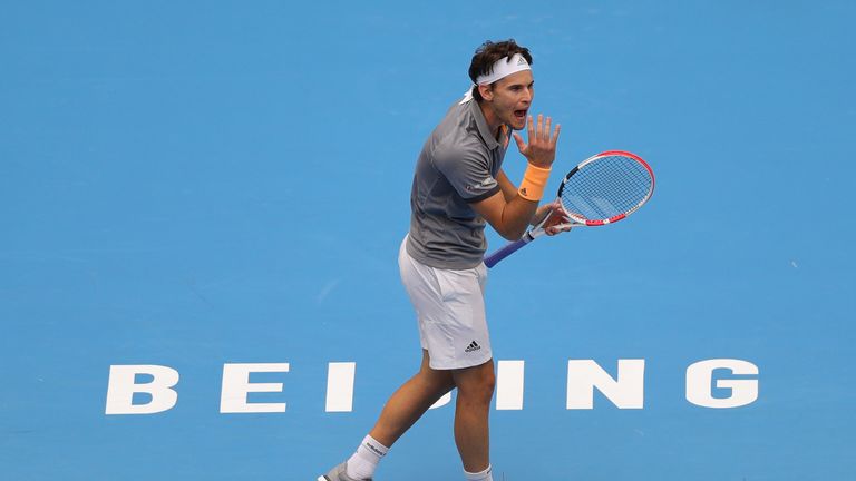 Thiem defeated Andy Murray in the quarter-finals en route to scooping the title
