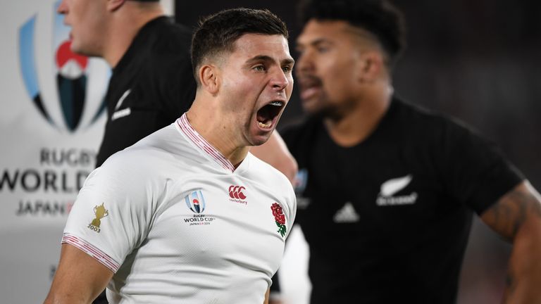 Ben Youngs thought he had notched England's second try in the second half, but it was ruled out