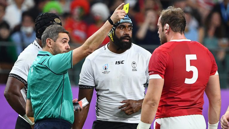 Fiji second row Tevita Cavubati was sin-binned after a needless shoulder charge, and it turned the game