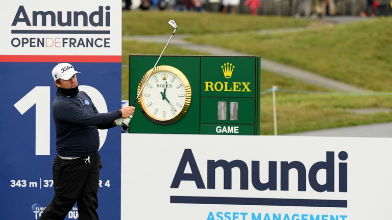 George Coetzee enjoyed the clubhouse lead for most of the afternoon
