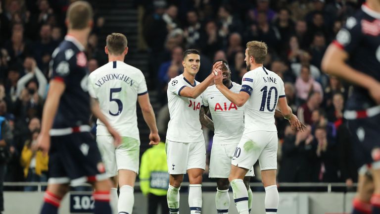   Los Spurs estaban entre los goles contra la Estrella Roja de Belgrado