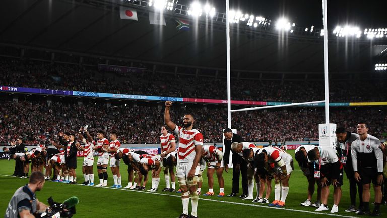 Japan reached the World Cup quarter-finals for the first time