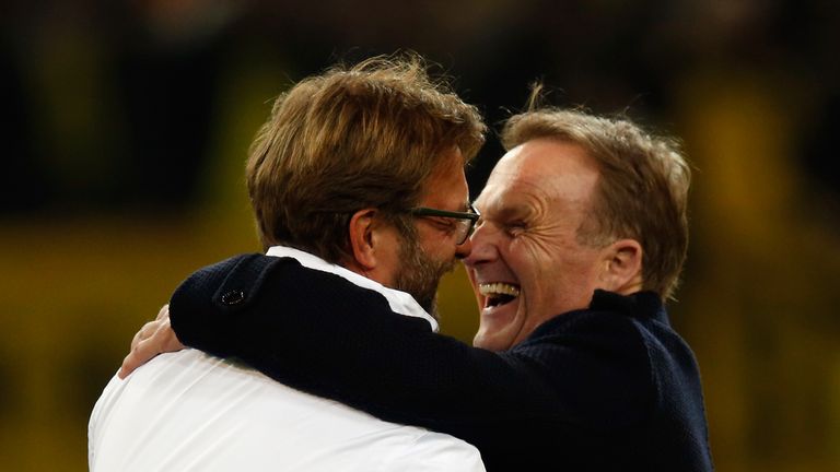 Liverpool boss Jurgen Klopp and Borussia Dortmund CEO Hans-Joachim Watzke have a strong relationship