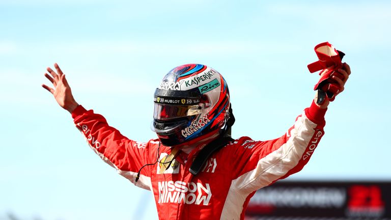 Raikkonen signed off from Ferrari with a win at the 2018 US GP