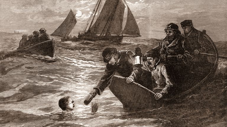 Captain Matthew Webb took 21 hours and 40 minutes to swim the Channel in 1875 - the first successful attempt