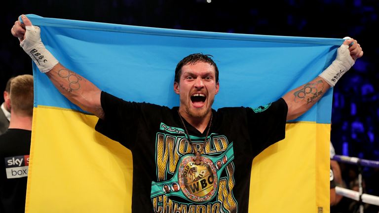 Oleksandr Usyk hace su debut en el peso pesado el sábado