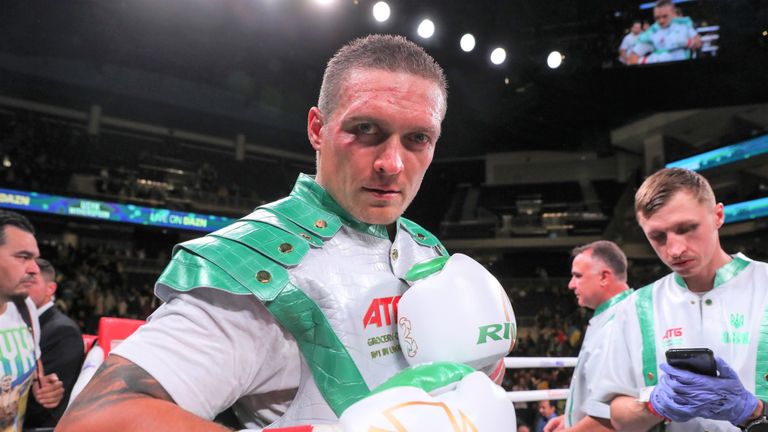 Oleksandr Usyk is the mandatory challenger for the WBO heavyweight title