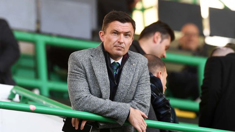 Hibs despidió al manager Paul Heckingbottom la semana pasada