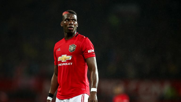 Paul Pogba ha jugado seis partidos con el Manchester United esta temporada