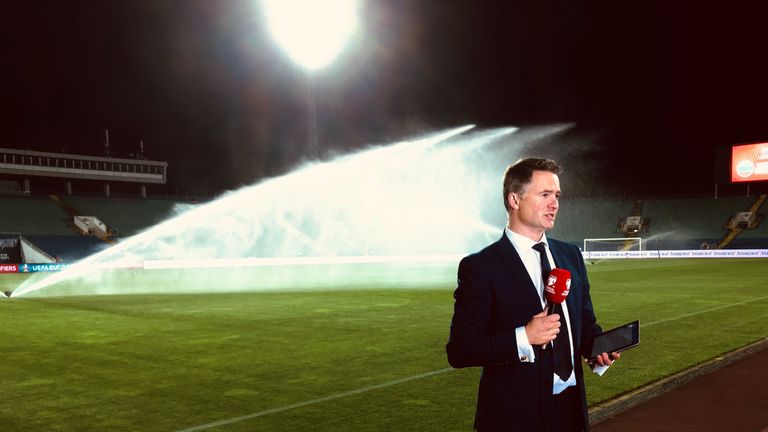 Dorsett reports from pitchside in Bulgaria