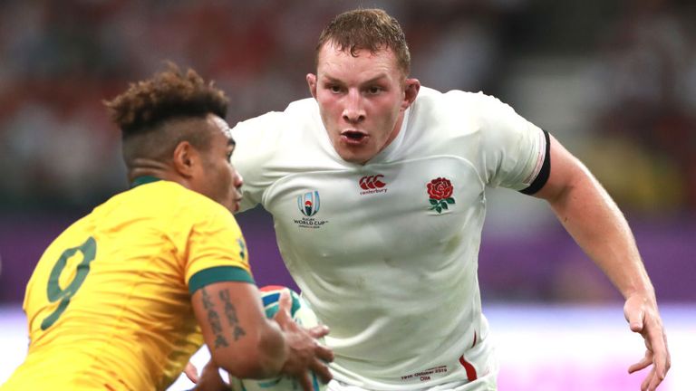 Underhill was a key man in England's run to the Rugby World Cup final in Japan 