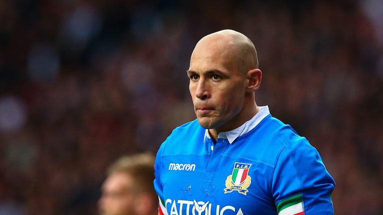 Sergio Parisse will play his 15th Rugby World Cup match