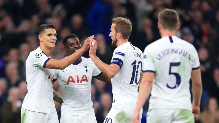 Tottenham registró su mayor victoria en la Liga de Campeones