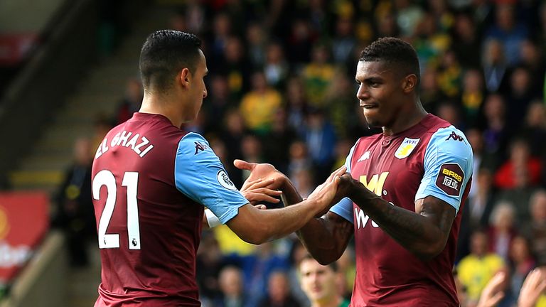 The forward scored twice in Villa's recent 5-1 thrashing of Norwich