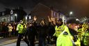 Police take flag poles from Napoli fans