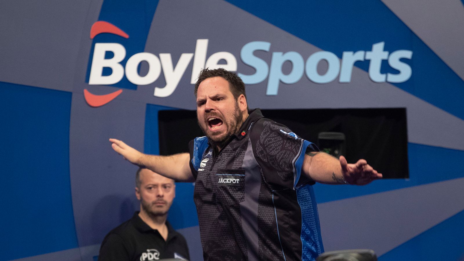 Grand Slam of Darts Adrian Lewis reaches last 16 with victory over Jim
