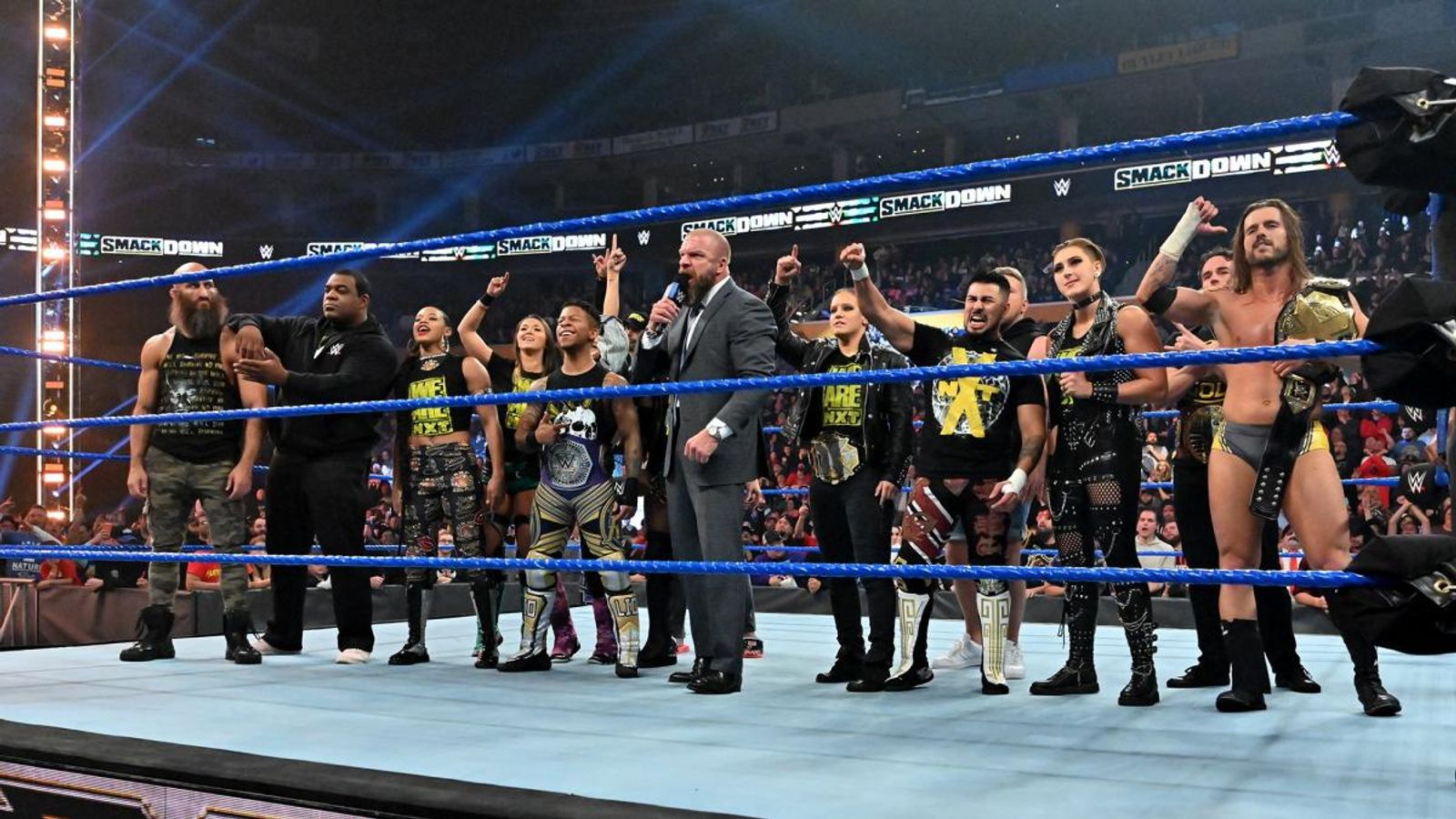 NXT roster invades SmackDown WWE News Sky Sports