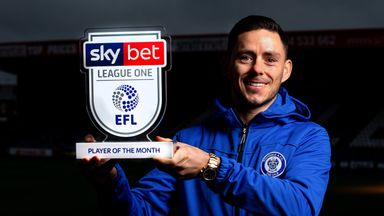 Ian Henderson of Rochdale won the Sky Bet League One Player of the Month award for October