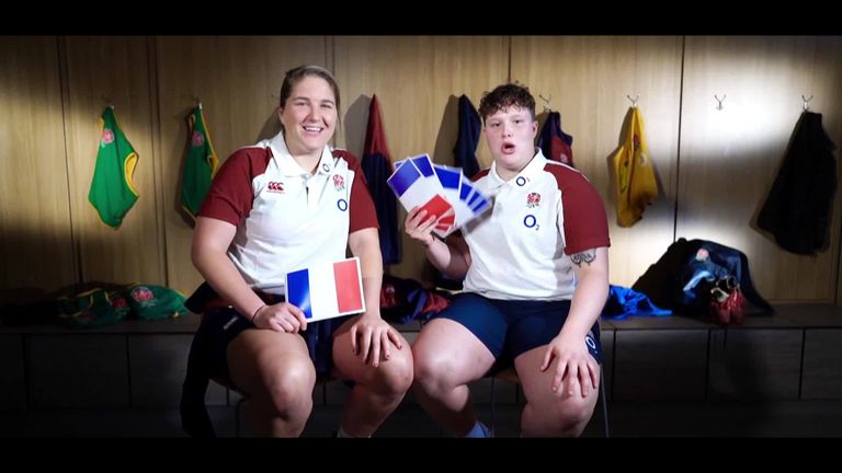 England Women try to get to grips with the language ahead of Saturday's clash with France, live on Sky Sports Arena