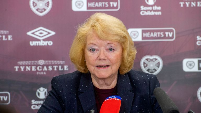 La propietaria de Hearts, Ann Budge, emitió una advertencia a los jugadores sobre los recortes salariales