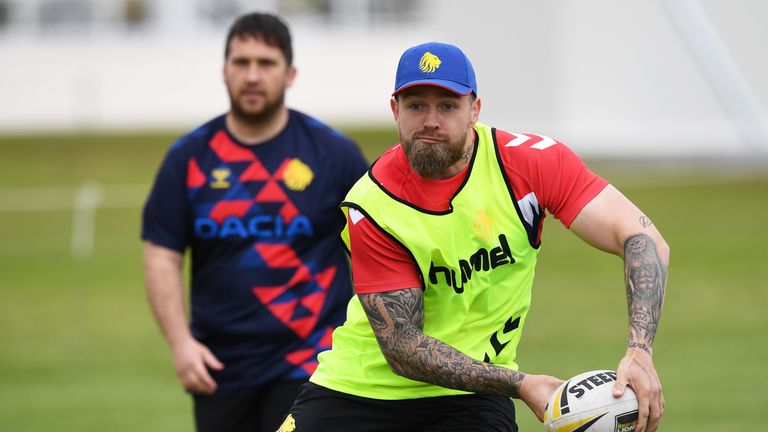 Blake Austin will start on the wing for the Lions on Saturday