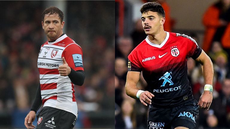Sanny Cipriani (L) and Romain Ntamack are set tol play big roles in Friday's clash