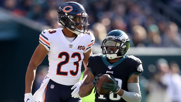 Jackson only played four snaps against the Chicago Bears as a precaution