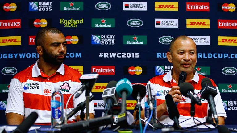Jones was Japan's head coach during the 2015 World Cup