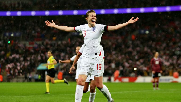 White was ecstatic after equalising late in the first half
