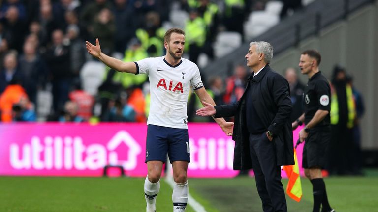 Harry Kane marked Jose Mourinho's first game as Tottenham manager with a goal