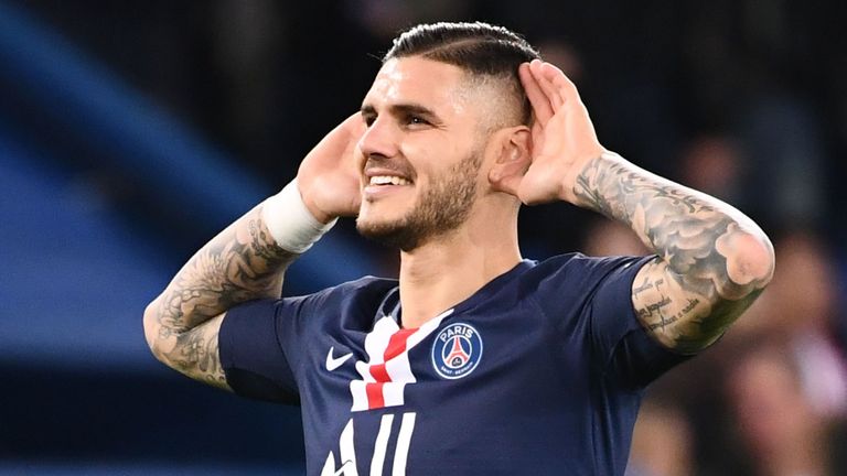 Mauro Icardi has been on loan at PSG since last summer 