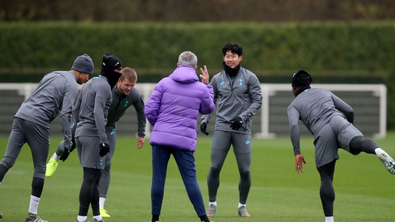 Mourinho says Spurs' players should not be afraid of any team in the Champions League