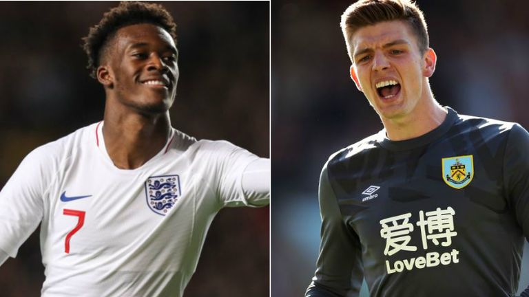 Callum Hudson-Odoi and Nick Pope will start for England in Kosovo