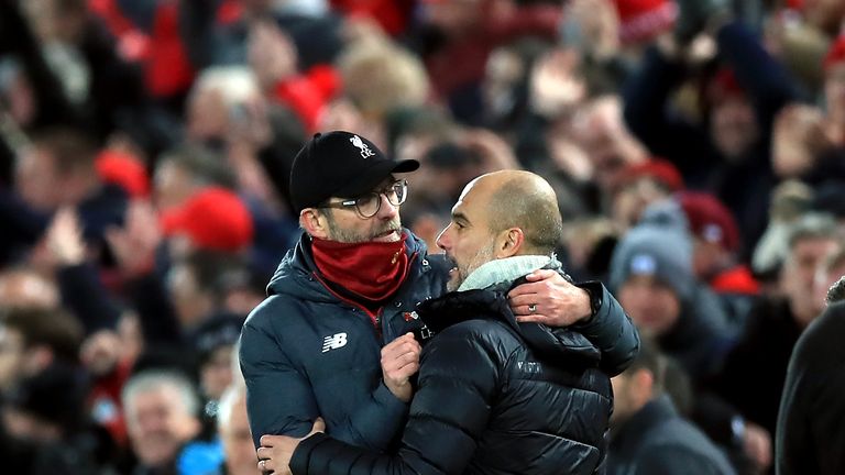 El equipo de Jurgen Klopp está nueve puntos por delante de los hombres de Pep Guardiola.