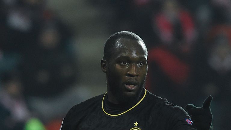 Inter Milan striker Romelu Lukaku says he was racially abused on Wednesday by Slavia Prague fans