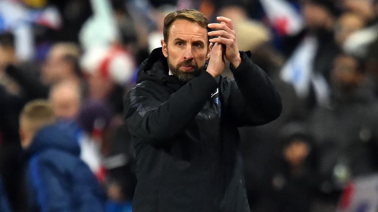 England manager Gareth Southgate was delighted with his side's big win over Montenegro