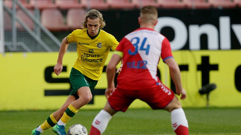 Cantwell anotó dos veces para Fortuna Sittard durante su período de préstamo